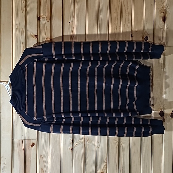 Gap Large Navy Striped Pullover Sweater - Picture 4 of 4